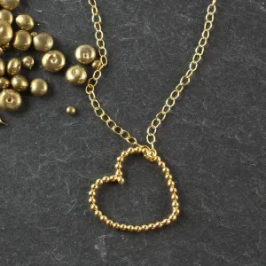 Beaded Heart Necklace