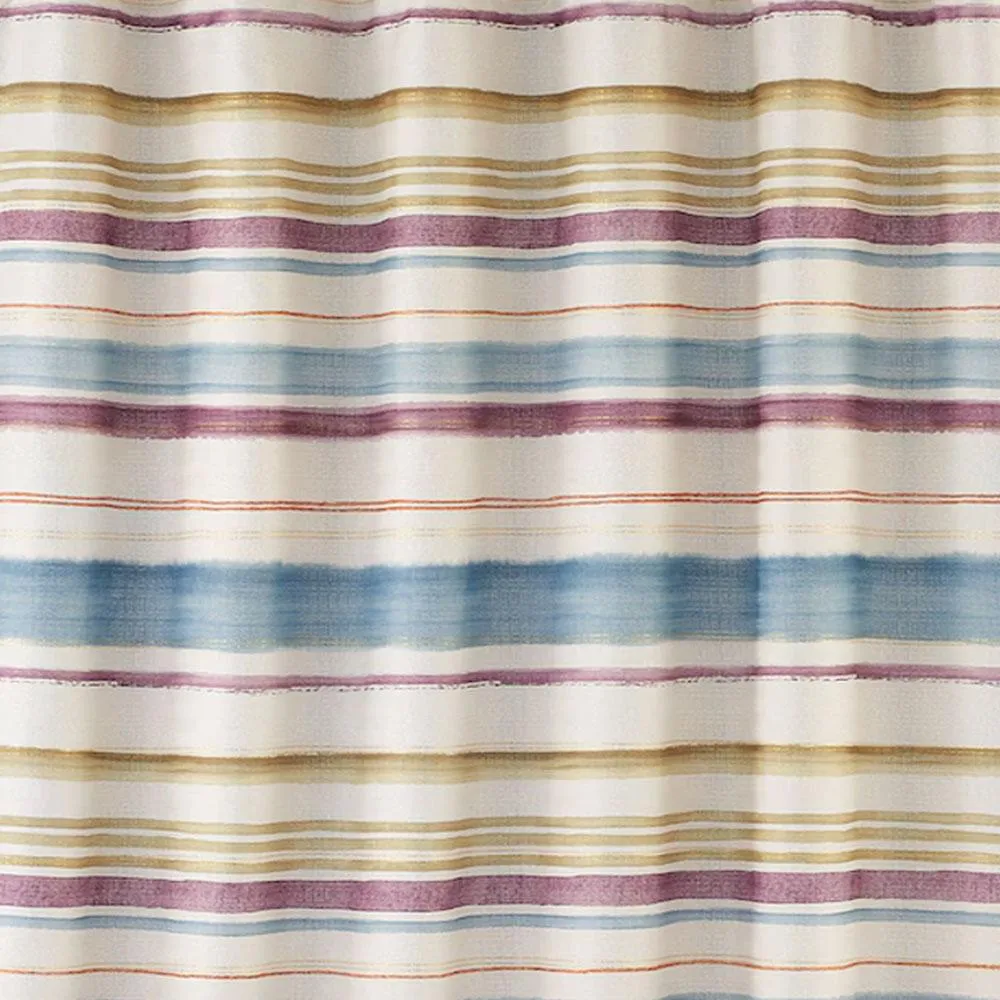 Caymen Stripe Fabric Shower Curtain
