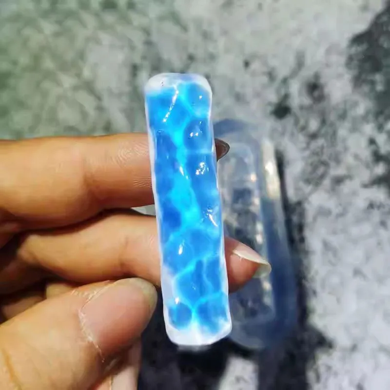 Handmade Geometric Water Ripple Jewelry Pendant Resin Mold