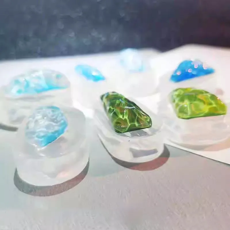 Handmade Geometric Water Ripple Jewelry Pendant Resin Mold