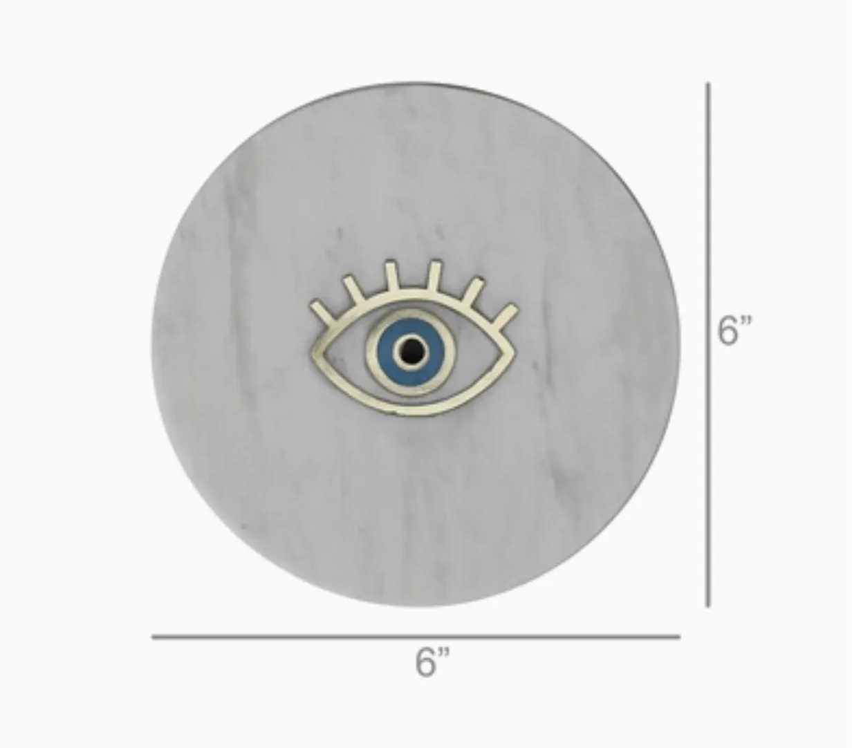 Inlaid Marble Tray - Eye
