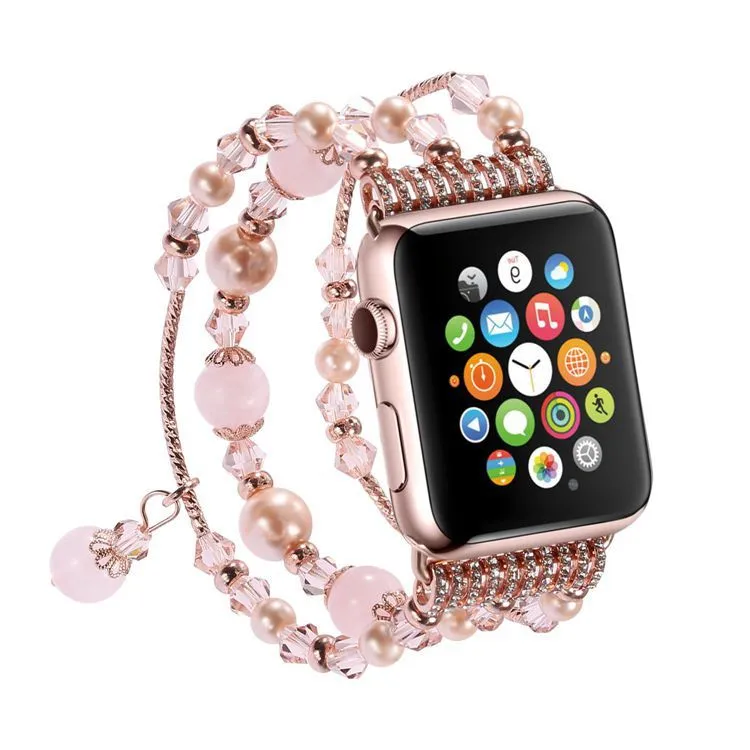 Jewelry Chain Watch Strap, iWatch Smart Watch Replacement Watch Strap, Watch Jewelry Crystal Watch Strap