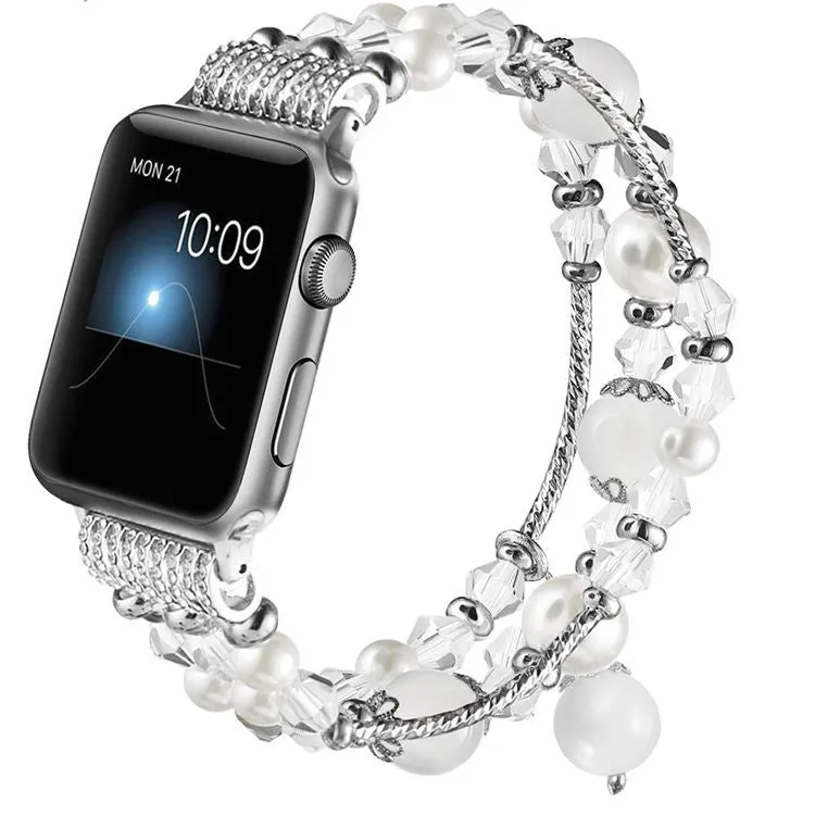 Jewelry Chain Watch Strap, iWatch Smart Watch Replacement Watch Strap, Watch Jewelry Crystal Watch Strap