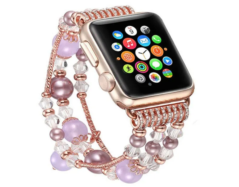 Jewelry Chain Watch Strap, iWatch Smart Watch Replacement Watch Strap, Watch Jewelry Crystal Watch Strap