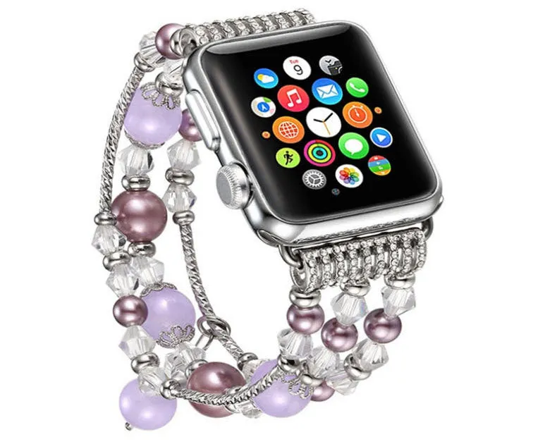Jewelry Chain Watch Strap, iWatch Smart Watch Replacement Watch Strap, Watch Jewelry Crystal Watch Strap