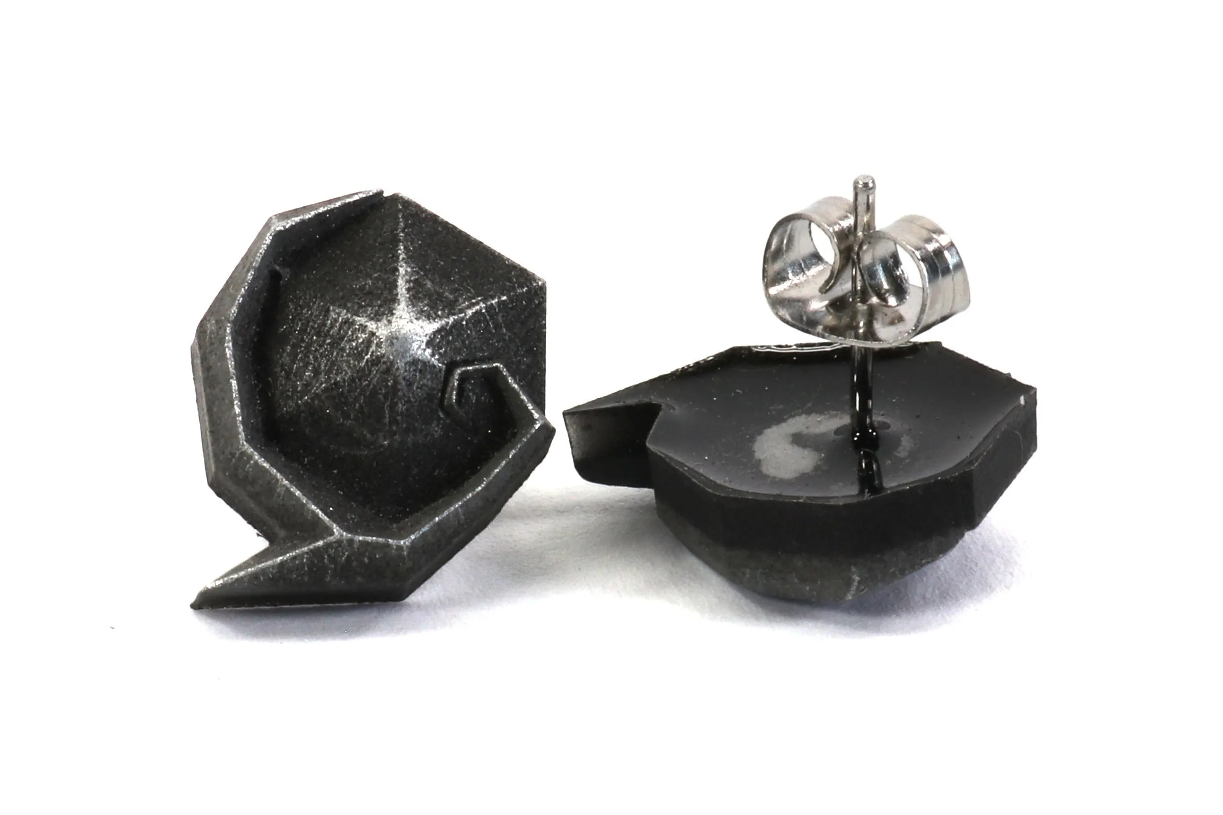 Kokiri Emerald Stainless Steel Studded Earrings Pair - Legend of Zelda