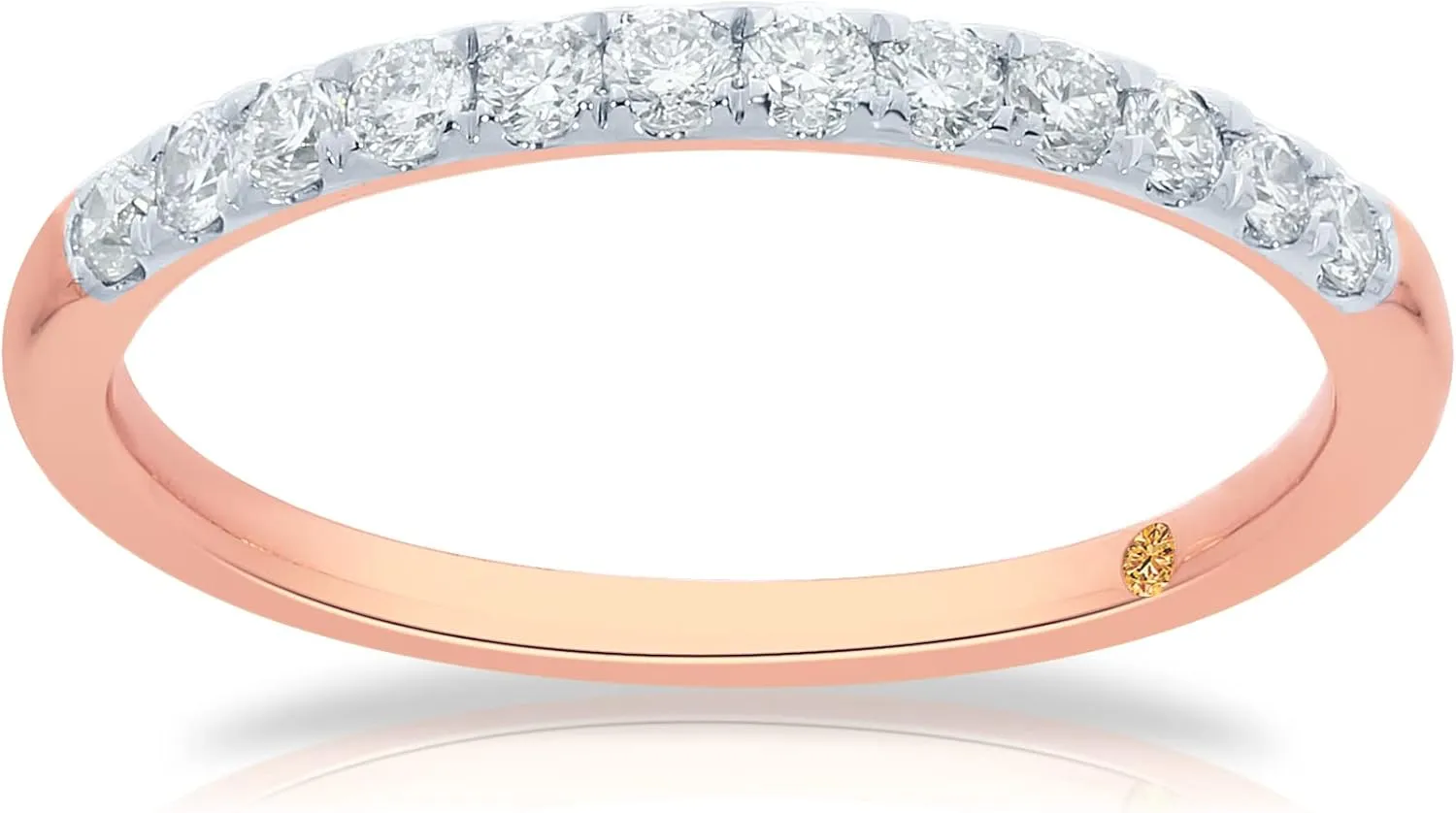 Lab Grown Diamond Wedding & Anniversary Bands for Women | 10K Yellow, White & Rose Gold Certified Diamond Rings, 1/10-1/2 Carat