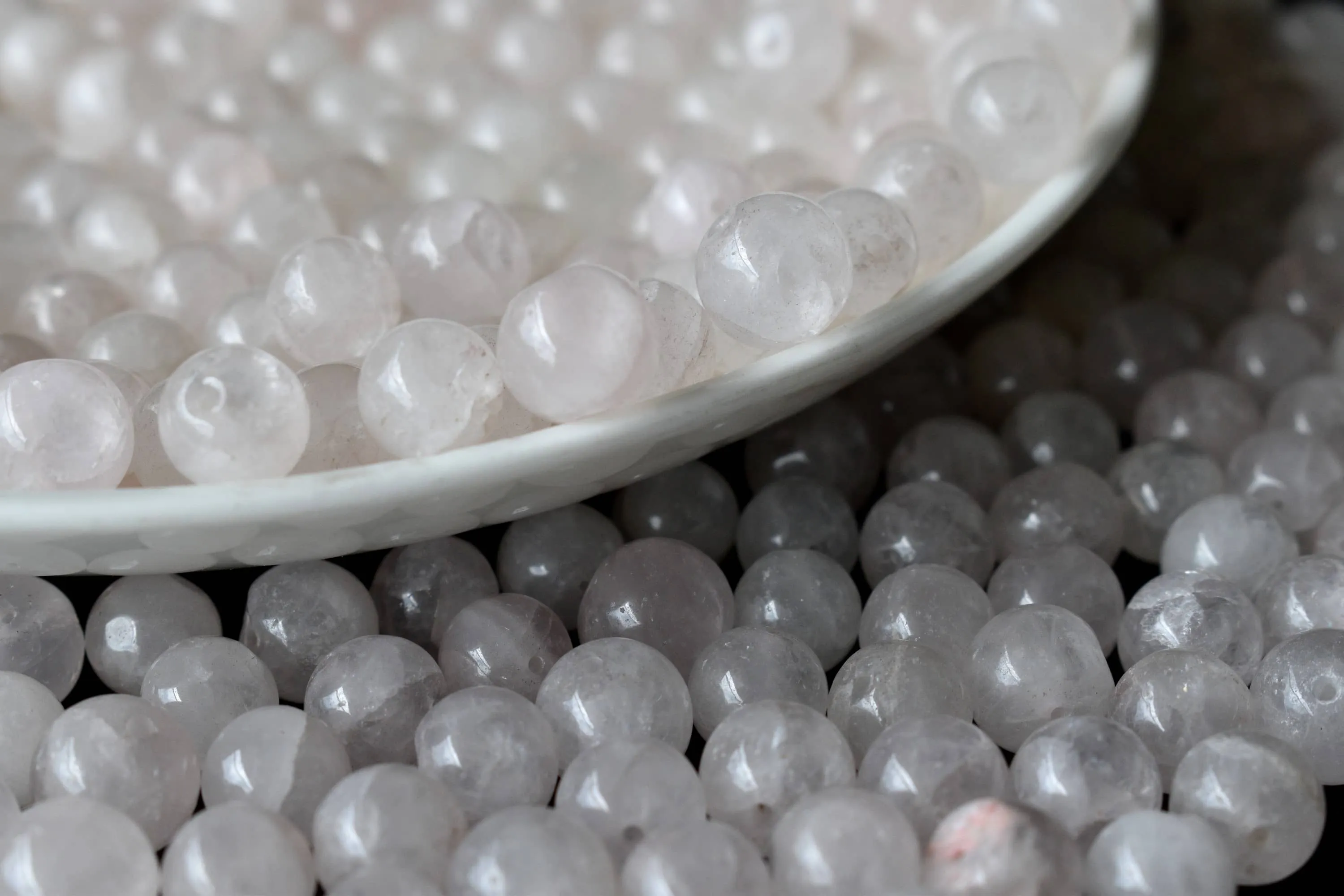 Rose Quartz Beads, Natural Round Crystal Beads 4mm to 12mm