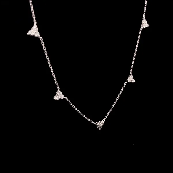 Round Diamond Trio Choker