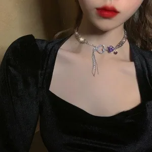 Sweetheart Raindrop  Choker Kawaii Academia Y2K Cottagecore Coquette Fairycore Dollette Princesscore